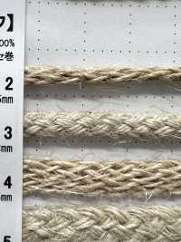 KNF3 Natural Material Cord PART2 Kenaf 3 Round Cord 5.3mm[Ribbon Tape Cord] Cordon Sub Photo