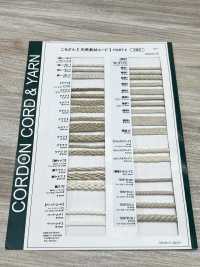 KNF3 Natural Material Cord PART2 Kenaf 3 Round Cord 5.3mm[Ribbon Tape Cord] Cordon Sub Photo