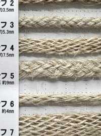 KNF5 Natural Material Cord PART2 Kenaf 5 Bag Cord 9.0mm[Ribbon Tape Cord] Cordon Sub Photo