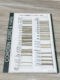 KNF6 Natural Material Cord PART2 Kenaf 6 Round Cord 4.0mm[Ribbon Tape Cord] Cordon Sub Photo