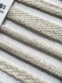 CL6 Natural Material Cord PART 2 Linen 6 Round Cord With Core 3.5mm[Ribbon Tape Cord] Cordon Sub Photo