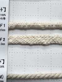 CSC2 Natural Material Cord PART2 Cotton Slub Cord 2 Bag Cord 7.5mm[Ribbon Tape Cord] Cordon Sub Photo