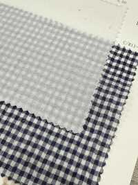 14428 80 Single Thread Cotton SZ Voile Chiffon Gingham Check Triple Wash Finish[Textile / Fabric] SUNWELL Sub Photo