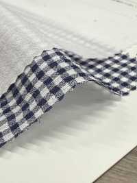 14428 80 Single Thread Cotton SZ Voile Chiffon Gingham Check Triple Wash Finish[Textile / Fabric] SUNWELL Sub Photo