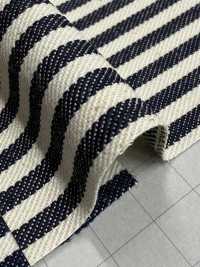 W3333-D Cotton Bold Stripe Hickory Denim 10oz[Textile / Fabric] Yoshiwa Textiles Sub Photo