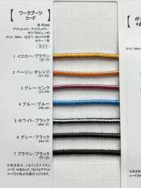 WBC Work Boot Cord Round String 3.0mm[Ribbon Tape Cord] Cordon Sub Photo