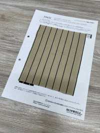 14431 20 Single Thread Cotton/Silk Boulette Noil Hickory Stripe[Textile / Fabric] SUNWELL Sub Photo