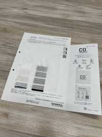 35532 Cordot Organics® 50 Thread Voile Catch Wash Finish Horizontal Stripes[Textile / Fabric] SUNWELL Sub Photo