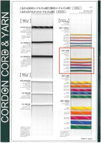 REF25B Refle Dot Elastic Band Round Elastic Cord 1.5 Mm