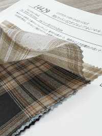 14429 80% Single Thread Cotton SZ Voile Chiffon Multi Check Triple Wash Finish[Textile / Fabric] SUNWELL Sub Photo