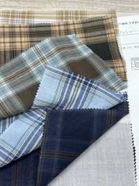 14429 80% Single Thread Cotton SZ Voile Chiffon Multi Check Triple Wash Finish[Textile / Fabric] SUNWELL Sub Photo