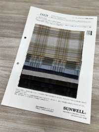 14429 80% Single Thread Cotton SZ Voile Chiffon Multi Check Triple Wash Finish[Textile / Fabric] SUNWELL Sub Photo