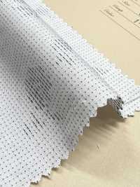 A-1528 Sashiko-style Flower Jacquard[Textile / Fabric] ARINOBE Sub Photo