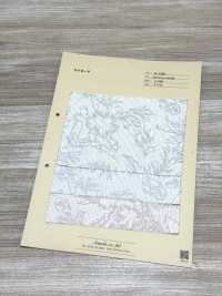 A-1581 Sashiko-style Botanical Flower Jacquard[Textile / Fabric] ARINOBE Sub Photo