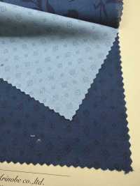 A-1510 Flower & Dot Indigo Print[Textile / Fabric] ARINOBE Sub Photo