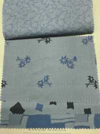 A-1532 Pattern Mix Indigo Dyed Print[Textile / Fabric] ARINOBE Sub Photo
