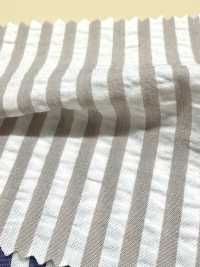 A-7073 Indian Cotton Seersucker Stripe[Textile / Fabric] ARINOBE Sub Photo