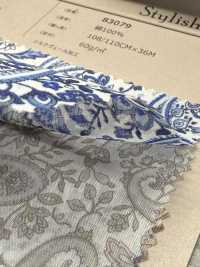 83079 80 Silk Veil Lawn Paisley & Sarasa[Textile / Fabric] VANCET Sub Photo