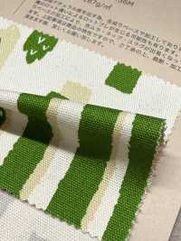 850552 Unbleached Oxford Cotton Aspara Stripe[Textile / Fabric] VANCET Sub Photo