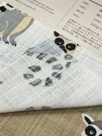 850556 Linen-like Slavic Ring-tailed Lemur[Textile / Fabric] VANCET Sub Photo