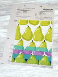 850595 Linen Linen Canvas Pear[Textile / Fabric] VANCET Sub Photo