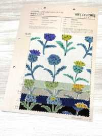 850596 Linen Canvas Artichoke[Textile / Fabric] VANCET Sub Photo