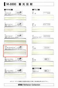 M-9300-PKK M-9300 Glow-in-the-dark Roll Pinking Piping[Ribbon Tape Cord] STAR BRAND (Hoshika) Sub Photo