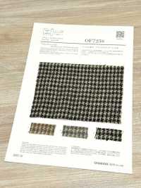 OF7258 Fluffy, Thick Count, Classic Linen Wool Houndstooth[Textile / Fabric] Oharayaseni Sub Photo