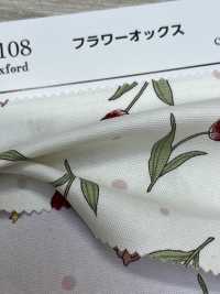 AP61108 Flower Oxford (Round)[Textile / Fabric] COSMO TEXTILE Sub Photo