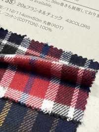 B5755Z 20 Single Thread Flannel Check, Half-fold[Textile / Fabric] VANCET Sub Photo