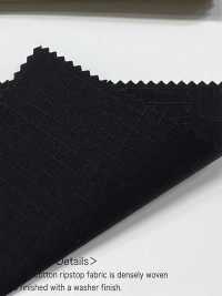 OGN-2030-KB Washed Organic Ripstop[Textile / Fabric] TIPICO (Kuwamura Textile) Sub Photo