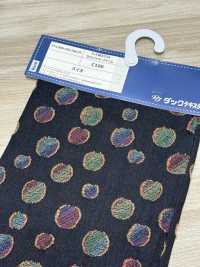 FY1589-IDC20CUT Colorful Polka Dot Cut Jacquard Denim[Textile / Fabric] DUCK TEXTILE Sub Photo