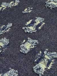 WALA-30ID Waracut Random Square Pattern Denim[Textile / Fabric] DUCK TEXTILE Sub Photo