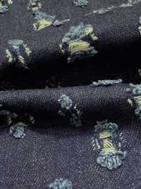 WALA-30ID Waracut Random Square Pattern Denim[Textile / Fabric] DUCK TEXTILE Sub Photo