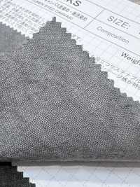 SBY40KS L1/40 Linen Canvas, Charcoal Dyed & Persimmon Dye[Textile / Fabric] SHIBAYA Sub Photo