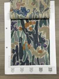 8026-1790-2 Linen Loomstate Art Botanical Print[Textile / Fabric] HOKKOH Sub Photo
