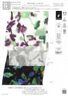 KKP9145-SB-326 Stretch Hammer Satin Watercolor Floral