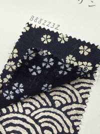 B88223Z Uneven Thread Cloth, Single Color, Japanese Style Pattern, Half-fold[Textile / Fabric] VANCET Sub Photo