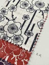 B88333Z Uneven Thread Cloth, Indigo Antique Fabric, Half-fold[Textile / Fabric] VANCET Sub Photo