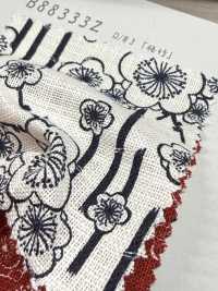 B88333Z Uneven Thread Cloth, Indigo Antique Fabric, Half-fold[Textile / Fabric] VANCET Sub Photo