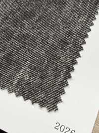 HK1313BW Okayama-Made Denim, Sumi Ink Coating / Black Denim Style (One Wash)[Textile / Fabric] KOYAMA Additional Images