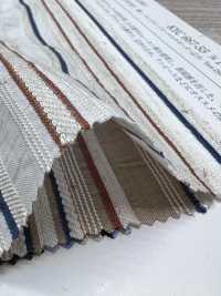KYC667-55-1 Cotton, Rayon , Linen Dobby, Multi-stripe Pattern[Textile / Fabric] Uni Textile(Komon Studio) Sub Photo
