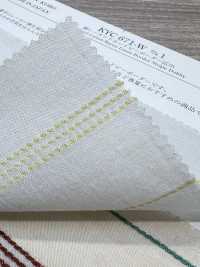 KYC-671-W-1 Cotton, Rayon, Linen Dobby, Multi-stripe Wide Wide Width[Textile / Fabric] Uni Textile(Komon Studio) Sub Photo