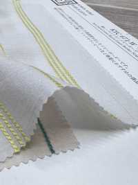 KYC-671-W-1 Cotton, Rayon, Linen Dobby, Multi-stripe Wide Wide Width[Textile / Fabric] Uni Textile(Komon Studio) Sub Photo