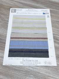 KYC-671-W-1 Cotton, Rayon, Linen Dobby, Multi-stripe Wide Wide Width[Textile / Fabric] Uni Textile(Komon Studio) Sub Photo