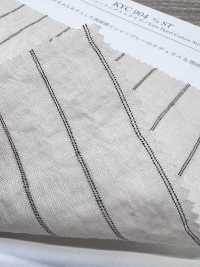 KYC904-ST Cotton Yarn Yarn Dyed Open-weave Shirring Stripe[Textile / Fabric] Uni Textile(Komon Studio) Sub Photo