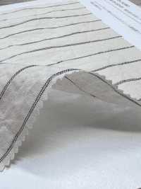 KYC904-ST Cotton Yarn Yarn Dyed Open-weave Shirring Stripe[Textile / Fabric] Uni Textile(Komon Studio) Sub Photo