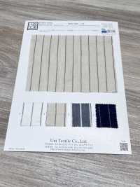 KYC904-ST Cotton Yarn Yarn Dyed Open-weave Shirring Stripe[Textile / Fabric] Uni Textile(Komon Studio) Sub Photo