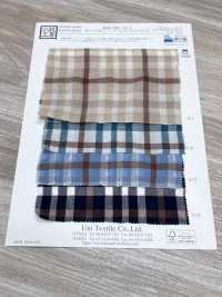 KYC921-C-1 Cotton Tencel Yarn Dyed Shirring[Textile / Fabric] Uni Textile(Komon Studio) Sub Photo