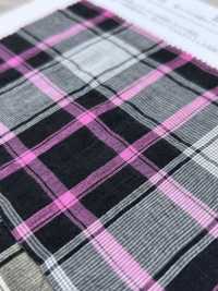 KYC921-C-2 Cotton Tencel Yarn Dyed Shirring[Textile / Fabric] Uni Textile(Komon Studio) Sub Photo